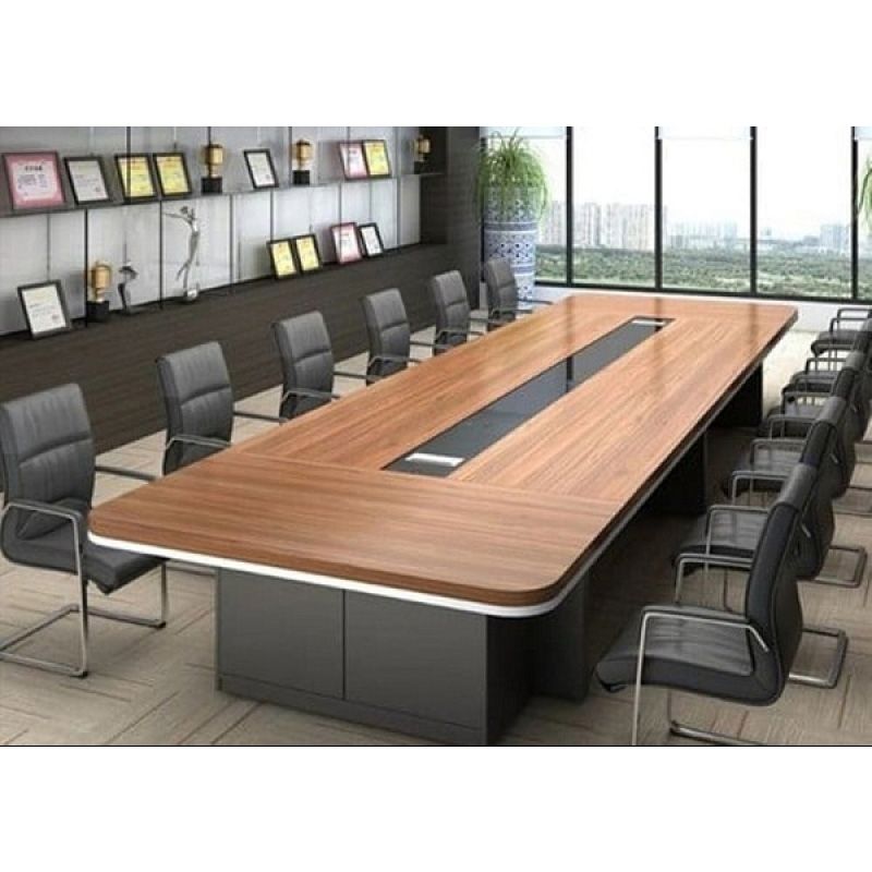 bàn họp MDF hình chữ nhật