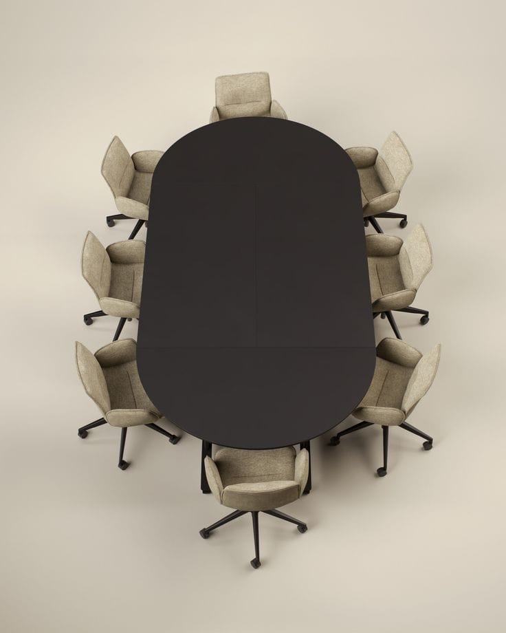 Bàn họp oval 3 Ban hop oval 2 1