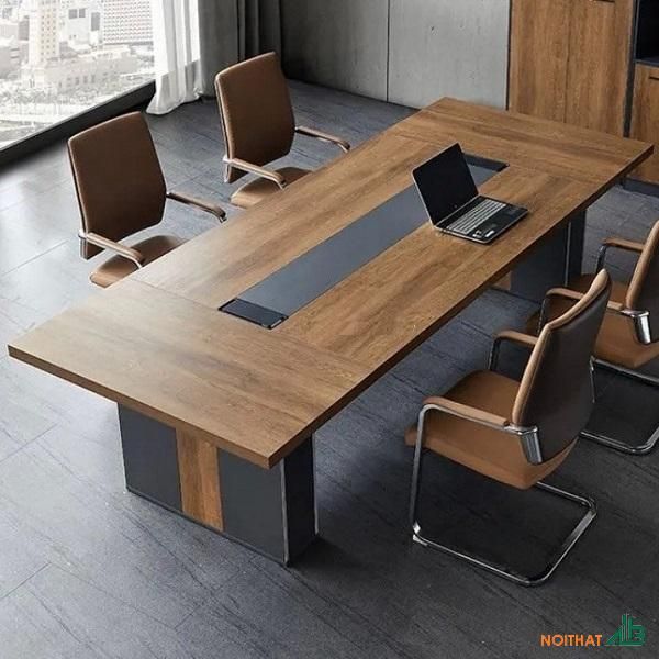 bàn họp chữ nhật cao cấp