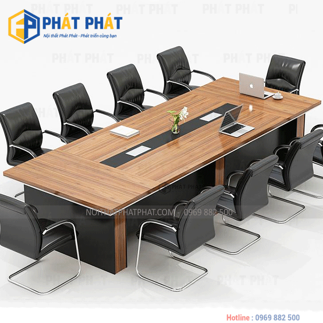 bàn họp gỗ MDF nội thất văn phòng