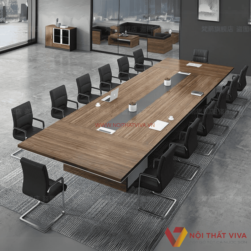 bàn họp gỗ MDF chất lượng cao