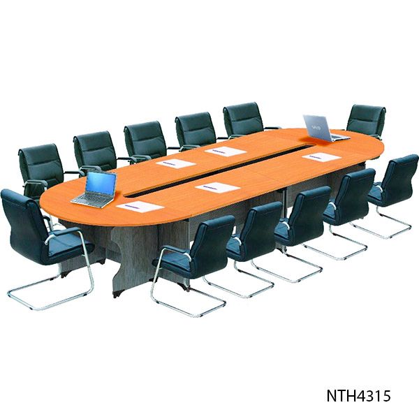 bàn họp văn phòng gỗ MDF